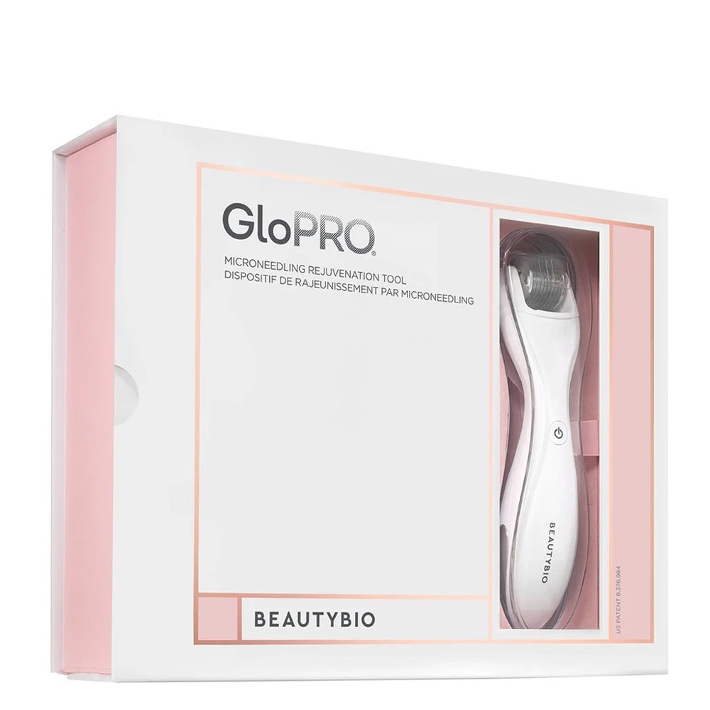 GloPRO Facial Microneedling Tool Skin firming and Smoothing At Home Kit NIB